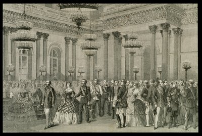 A St. Petersburg Ball in the 1860s by French School